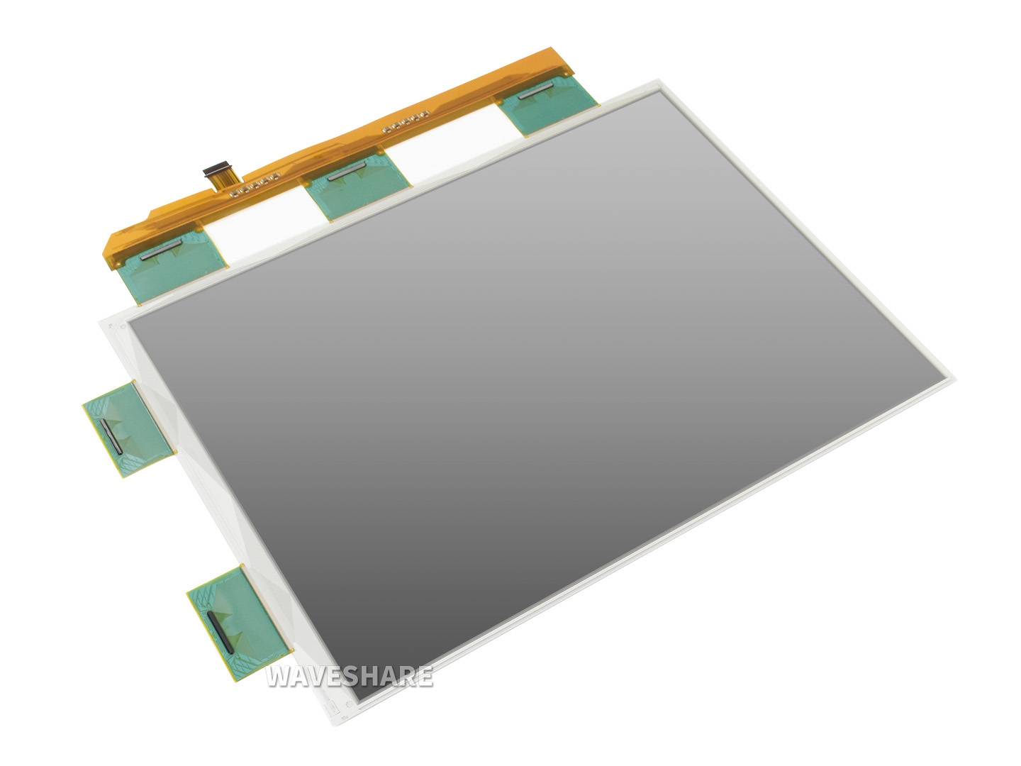WaveShare 13.3inch e-Paper e-Ink Raw Display, 1600×1200, Black / White, 16 Grey Scales, Parallel-3
