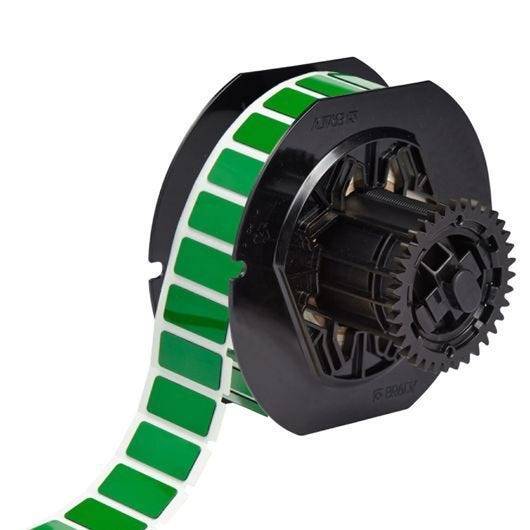 Gravurschild-Etiketten, grün, 26,9 x 12,7 mm, für i3300/i5300/BBP3x/S3xxx, B30EP-171-593-GN-0