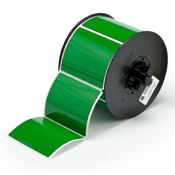 Gravurschild-Etiketten, grün, 76,2 x 63,5 mm, für i3300/i5300/BBP3x/S3xxx, B30EP-177-593-GN