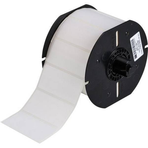 Polyester mit sehr hoher Klebkraft, weiß glänzend, 69,85 x 31,75 mm, für i3300/i5300/BBP33, B33-7-483