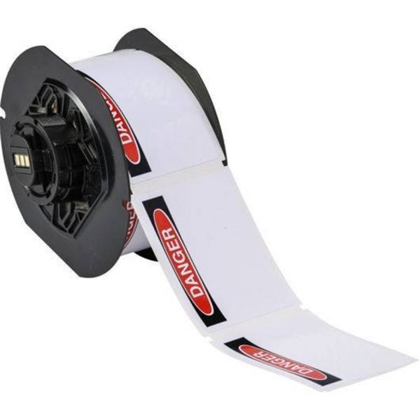Etikett mit Signalwort DANGER, weiß, 101 x 152 mm, i3300/i5300/BBP3x/S3xxx, B30-25-595-OSHADA
