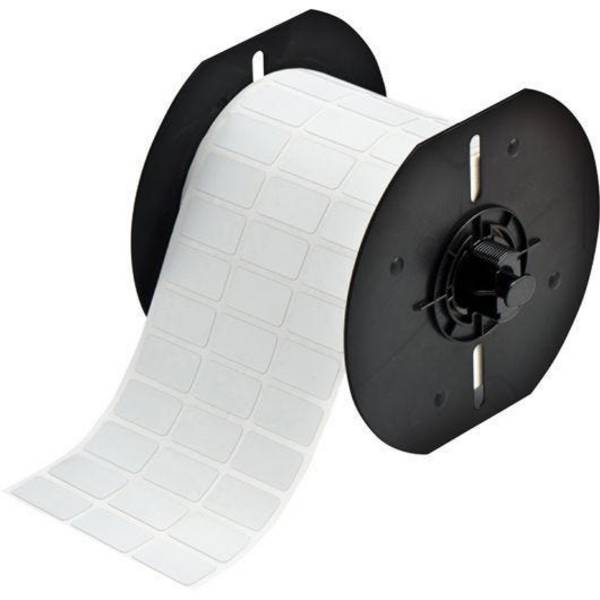 Polyester-Etiketten, hellgrau, 25,4 x 12,7 mm, für i3300/i5300/BBP33, B33-5-486