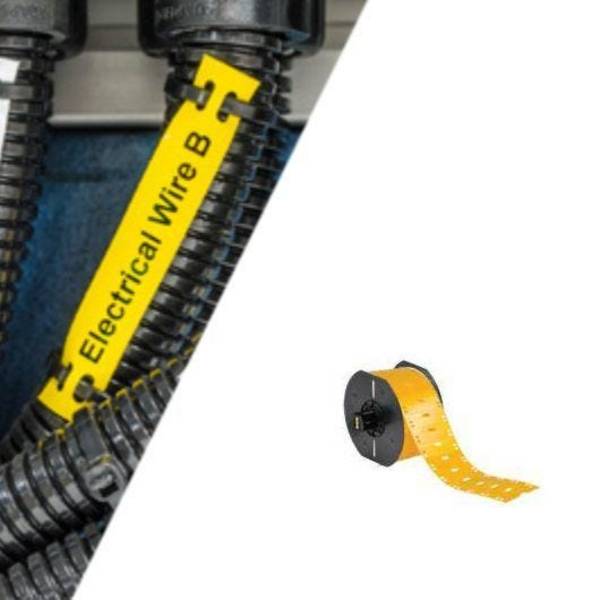 Heatex Kabelanhänger, Gelb, 60 x 10 mm, für i3300/i5300/BBP33, B33-60x10-7643-YL