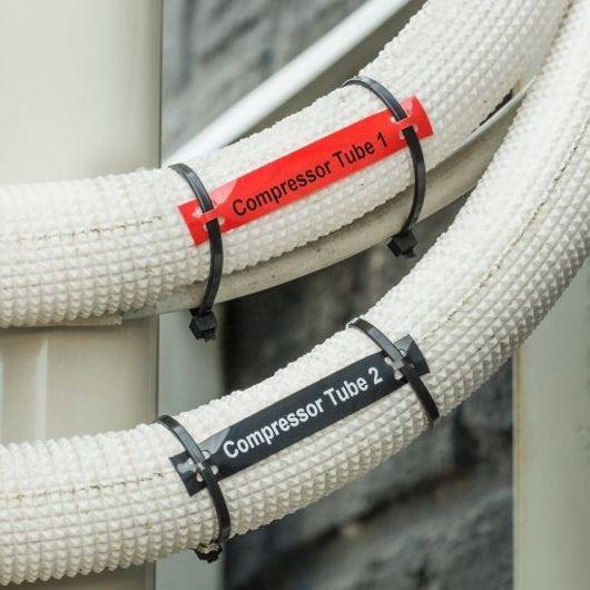 Heatex Kabelanhänger, Weiß, 75 x 25 mm, für i3300/i5300/BBP33, B33-75x25-7643-WT-3