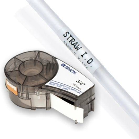 Laboretiketten, Polyester, weiß matt, 9,53 mm x 6,4 m, für BMP21/M211/M210, M21-375-461-0