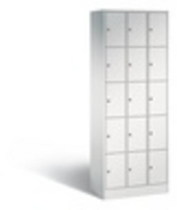 C+P Schließfachschrank Vesto, H1950xB680xT480mm, 7035/7035