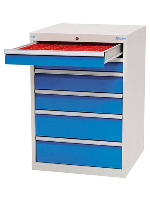 Bedrunka+Hirth Schubladeneinteilung R 18-24 mit Kleinteilekästen für Front 100 mm BxT 450x600 mm - 119A-3
