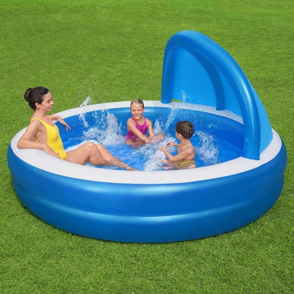 Bestway Family Pool um Sommertage mit UV -Markise, 241 cm-1