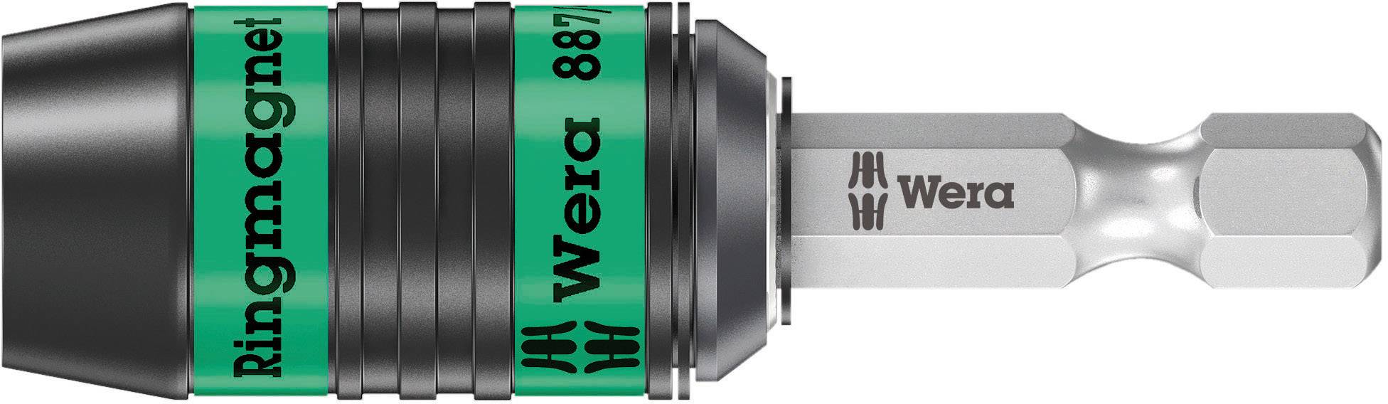 WERA 887/4 RR Ring Rapidaptor Ringmagnet Bithalter Länge 57 mm Antrieb 1/4\" (6.3 mm) (05052490001)