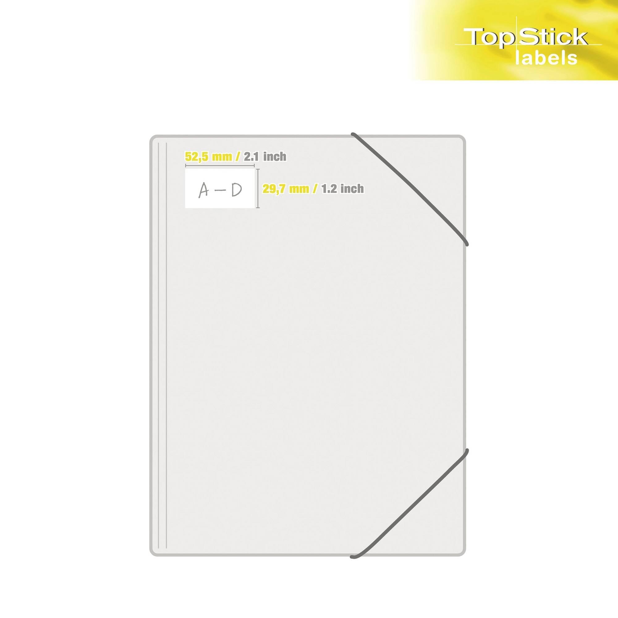 Etikett TopStick 52,5x29,7mm ws 4.000St-1