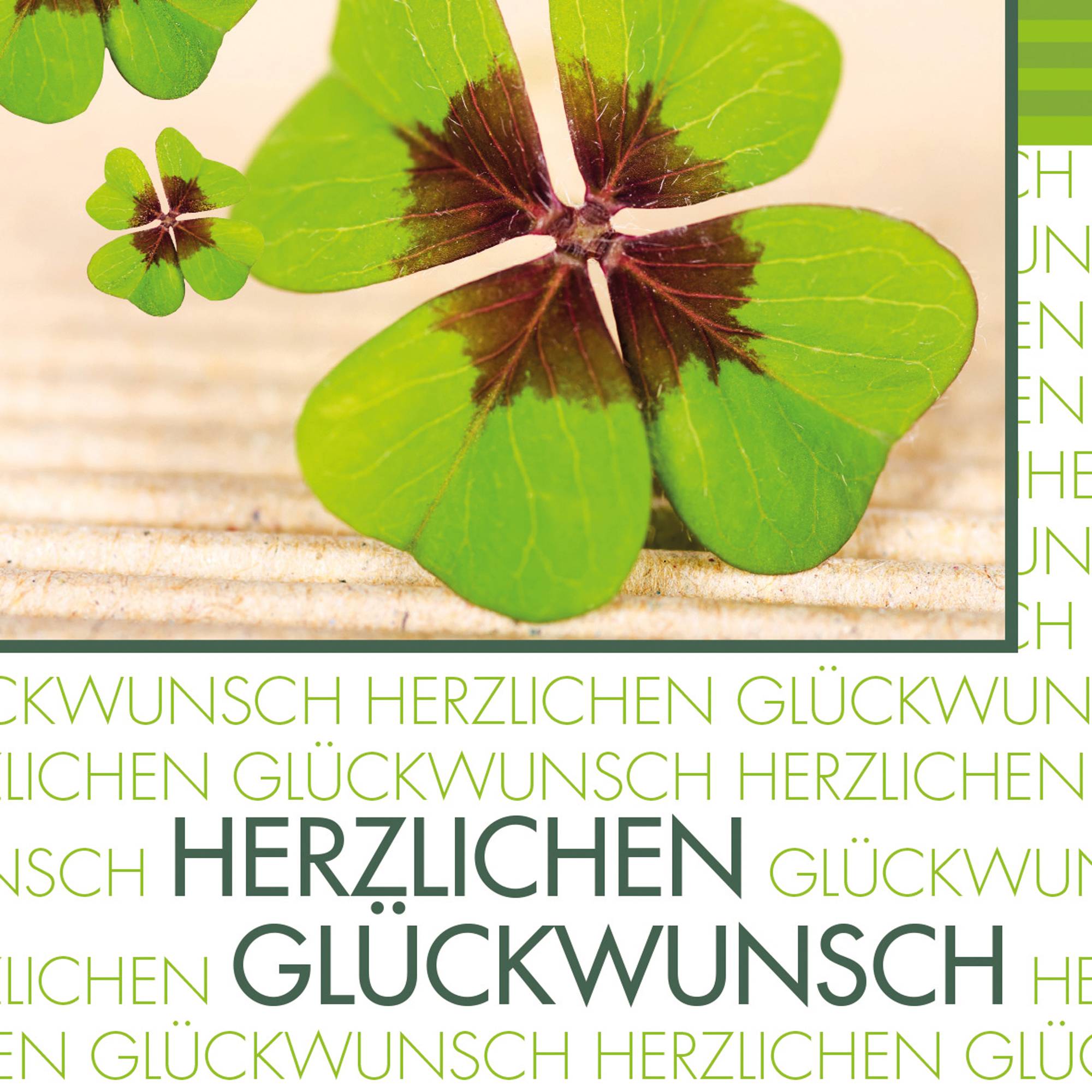 Faltkarte Fortune 10 St./Pack. +Umschl.-2
