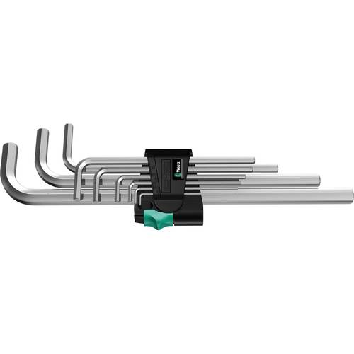 Wera 950 L/9 SM N Innen-Sechskant Winkelschraubendreher-Set 1.5 mm, 2 mm, 2.5 mm, 3 mm, 4 mm, 5 mm, 6 mm, 8 mm, 10 mm 9t...