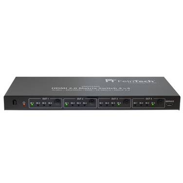 FeinTech VMS04400 HDMI 2.0 Matrix Switch 4x4 mit Scaler