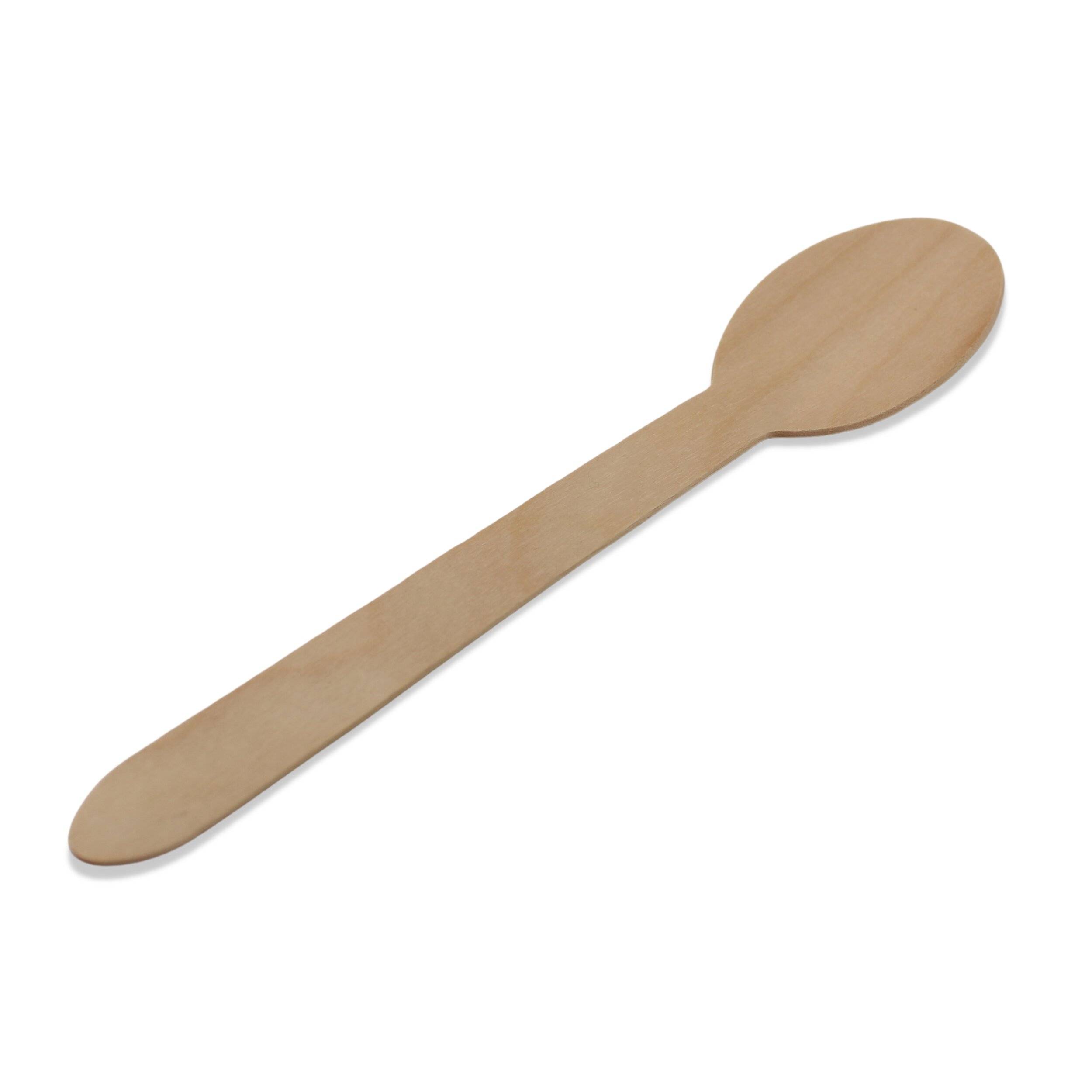 Holzlöffel Löffel Holz - 16 cm - Inividuell verpackt: 50 St. im Pack-1
