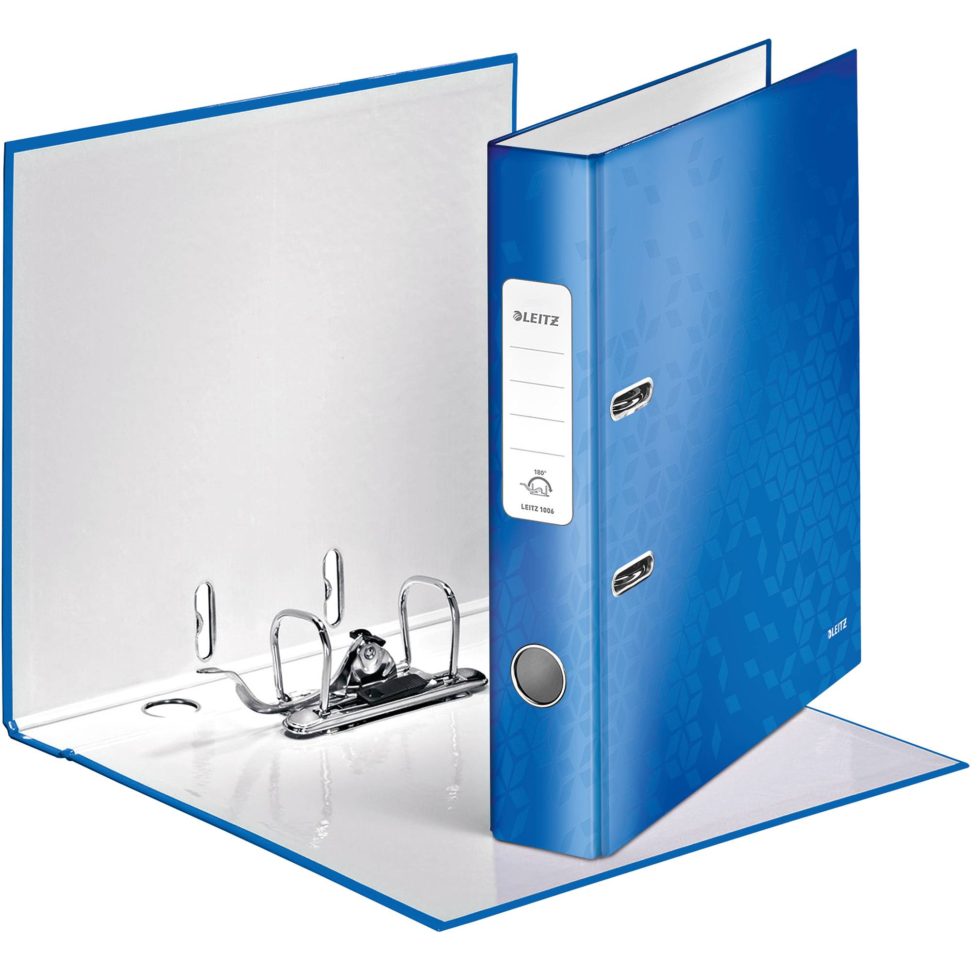 Ordner WOW DIN A4 50mm Pappe blau-3