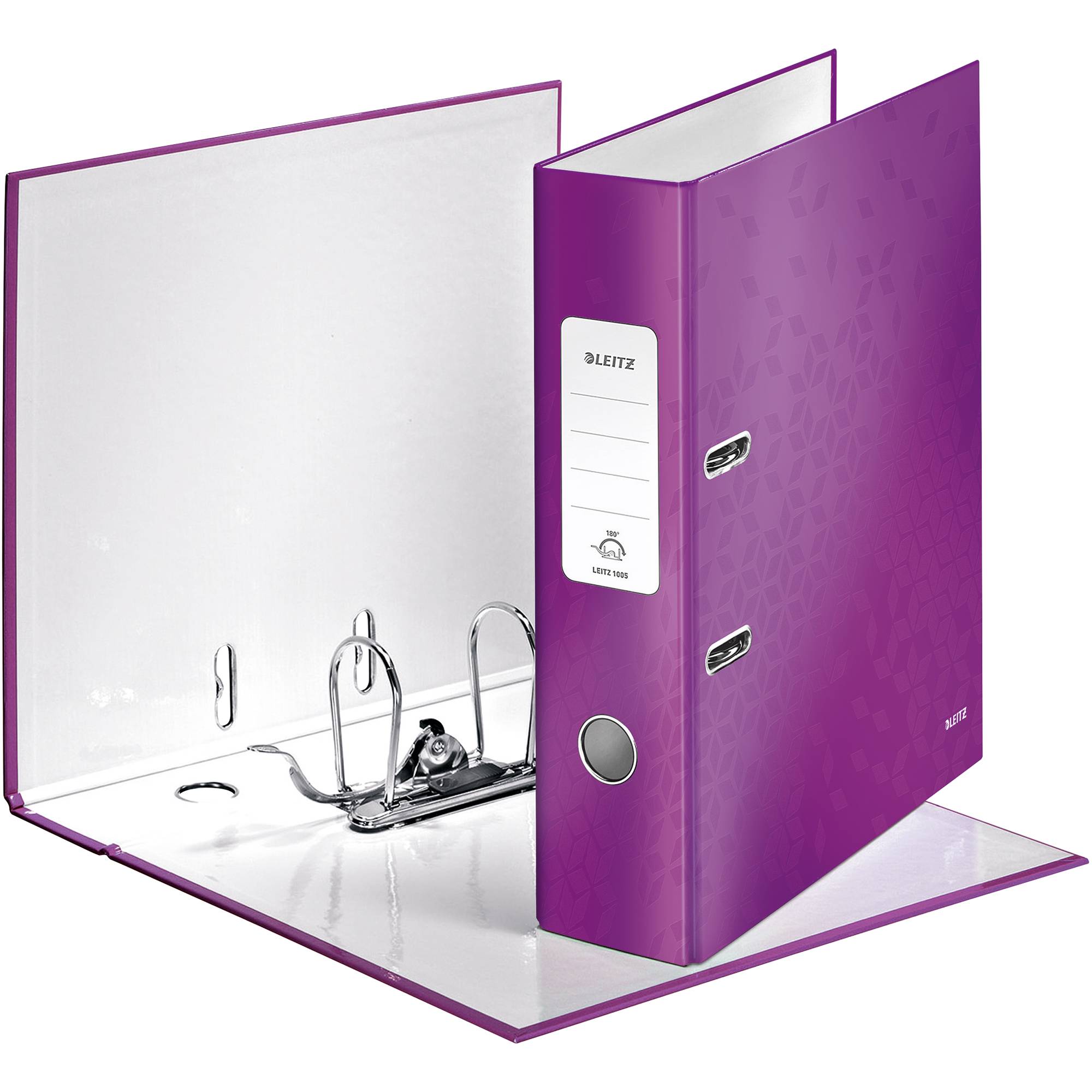 Ordner WOW DIN A4 80mm Pappe violett-3