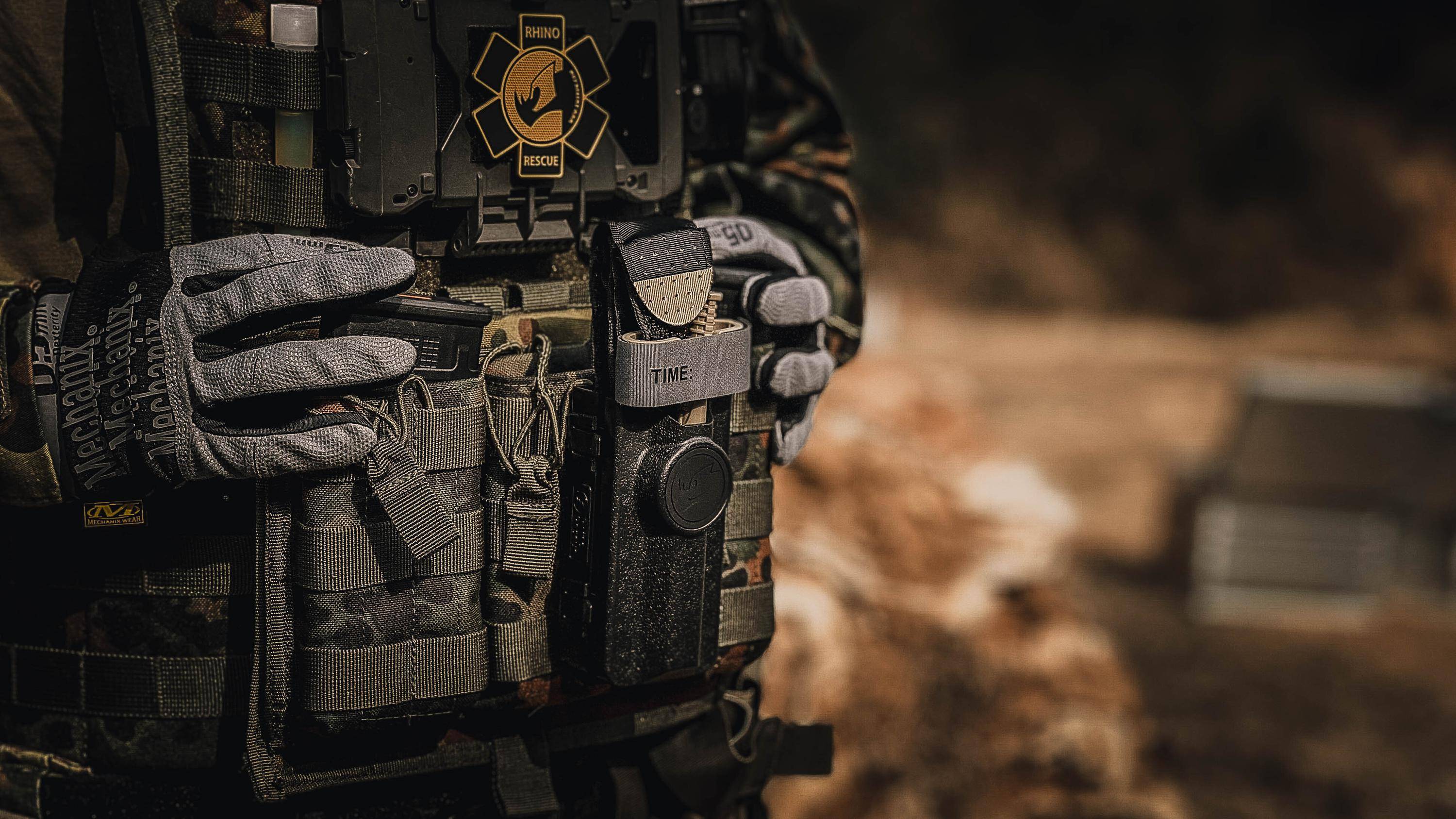 Symbolbild für Military IFAK Trauma Kit "IFAK3" Pouche Molle Tactical Medical Pouch (9 teilig)