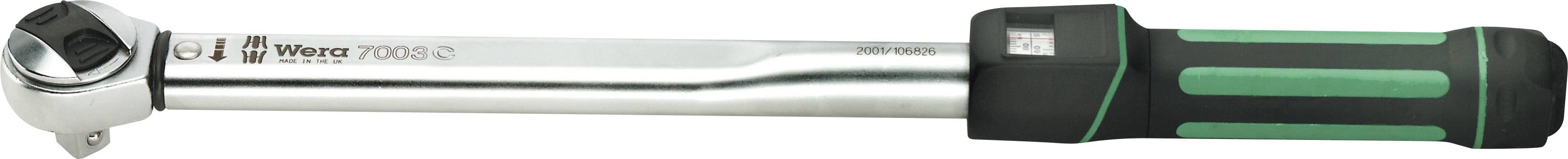 Torque wrench Forward/reverse ratchet 3/8" (10 mm) 20 100 Nm Wera