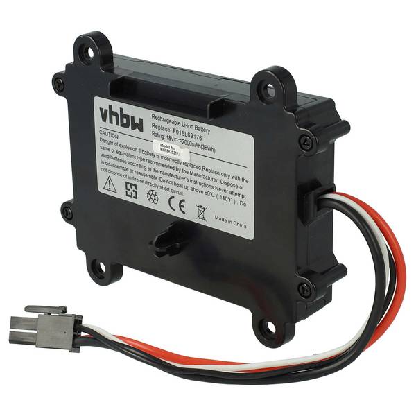 vhbw Akku kompatibel mit Bosch Indego S 500 | Rasenmäher (2000mAh 18V Li-Ion)