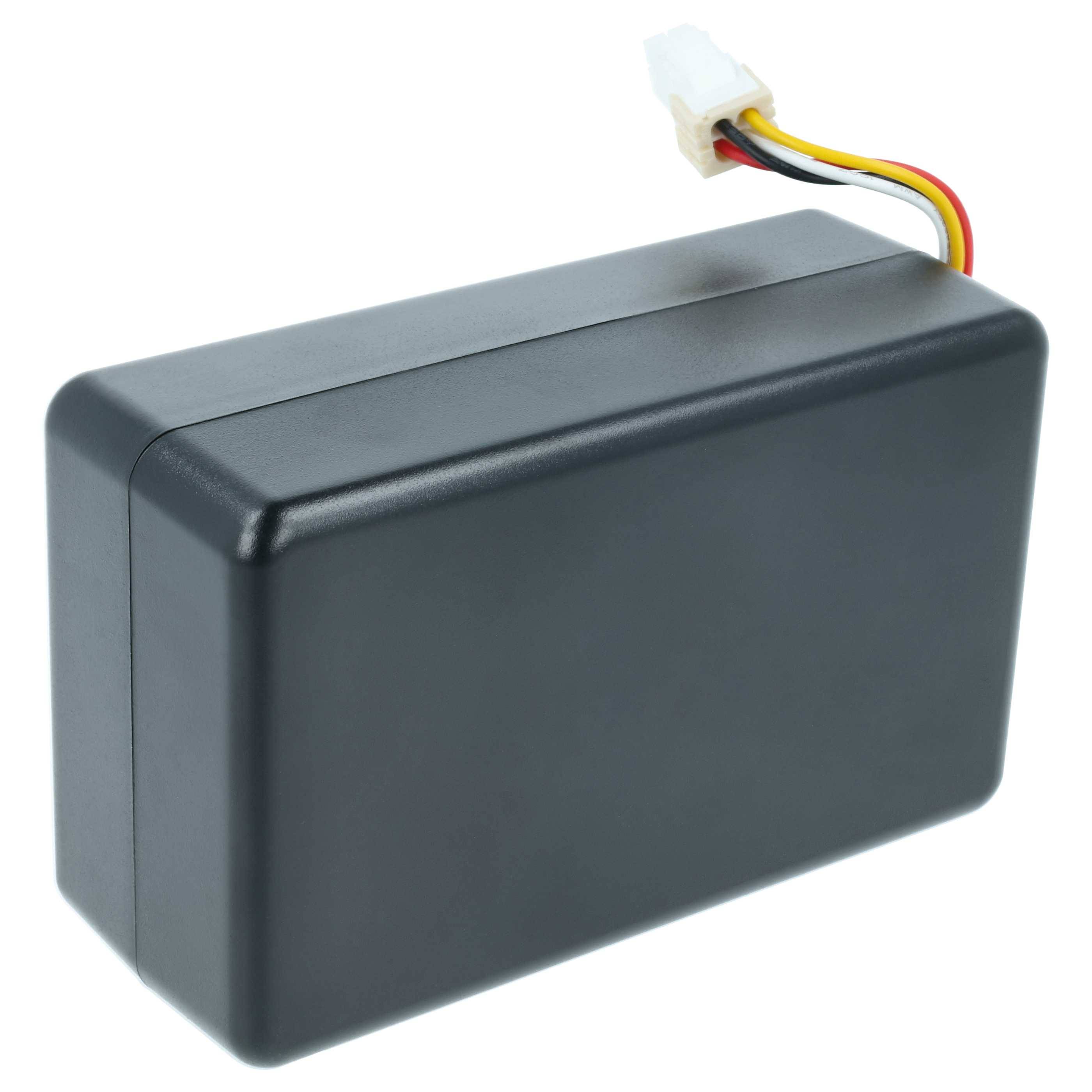 vhbw Akku kompatibel mit Samsung Powerbot SR20J9020U | SR20J9040W, SR10M703PWG, SR1GM7020UG Saugroboter Schwarz (2600-1
