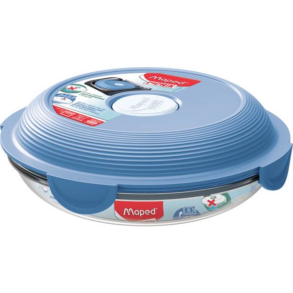 Maped PICNIK Mikrowellen-Teller CONCEPT, aus Glas, blau (82870603)