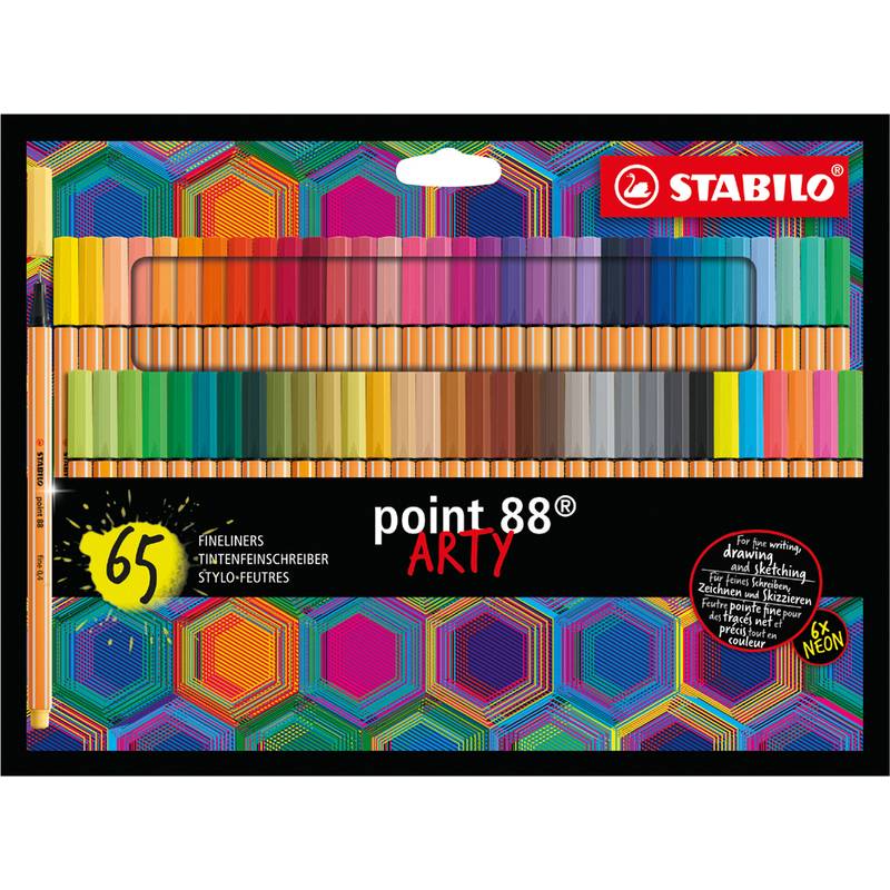 STABILO Fineliner point 88 ARTY, 65er Kartonetui (55500739)-0