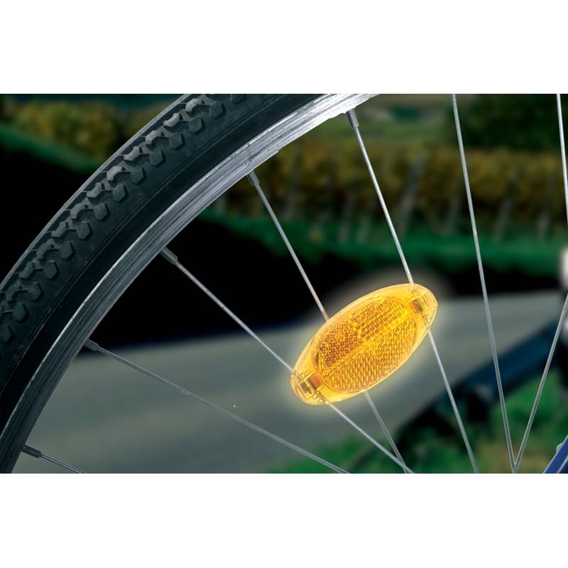 FISCHER Fahrrad-Speichenreflektoren-Set, orange-0