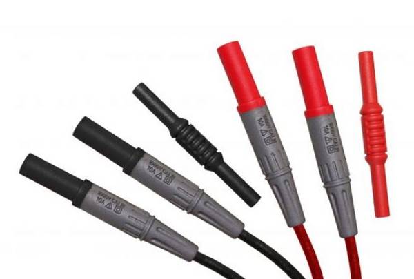 PeakTech P 7005 – Prüfleitungen ~ 1000 V / 10 A ~ mit 4mm Sicherheitsbuchsen und Verlängerung