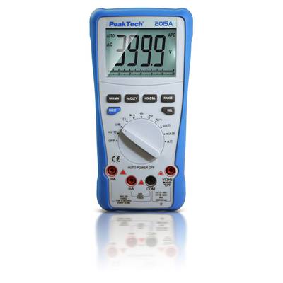PeakTech 2015 A - Multimeter digital 4000 Counts TRMS Temperaturmessung