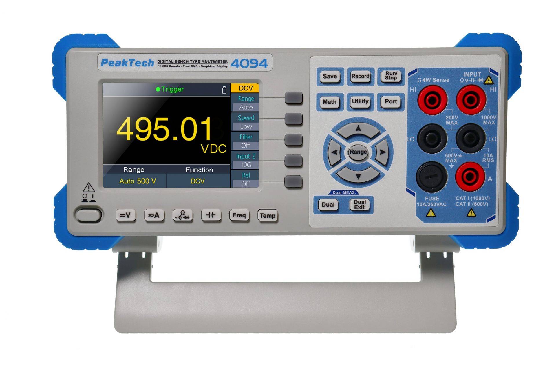 PeakTech P 4094 – Grafisches Tischmultimeter ~ 55.000 Counts ~ mit TFT & RS-232 Schnittstelle-1
