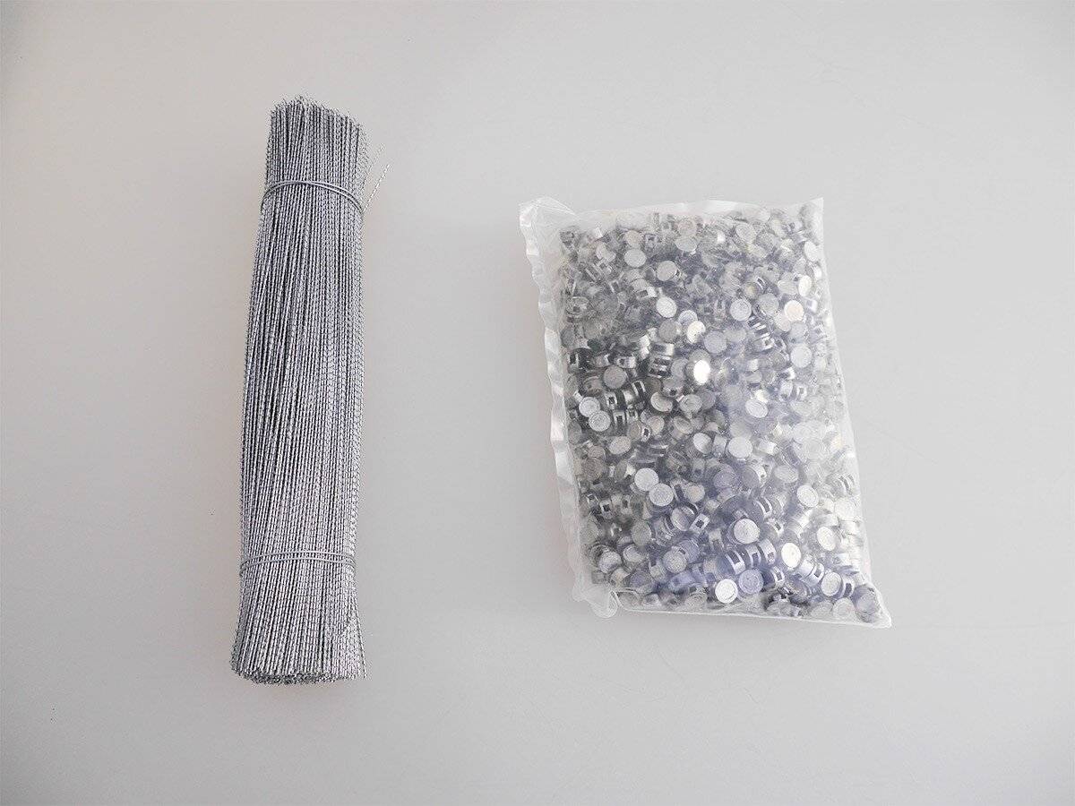 10mm Bleiplomben inkl. Draht (1000 Stück)-0