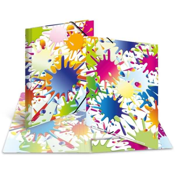 Sammelmappe A4 Karton Farbkleckse