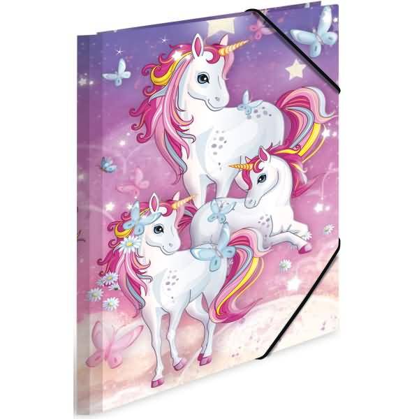 Sammelmappe A4 Karton Einhorn-1