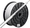 Goobay 67098 SAT Koaxialkabel 110 dB / Antennenkabel Meterware / Geschirmt Class A Satellitenkabel Kupfer / Weiß / 100m