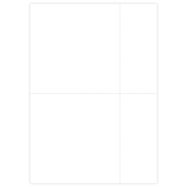 Papiereinleger für ALUSYST-6, passend für Artikel FOP602, FOP612, FOP622, 148,5 x 148,5 mm