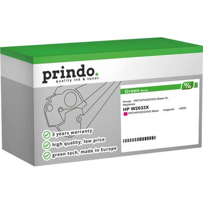 Prindo GREEN Basic: Recycelt & aufwendig aufbereitet, Top Qualität, ohne Füllstandsanzeige - kompatibel mit HP W2033X (4