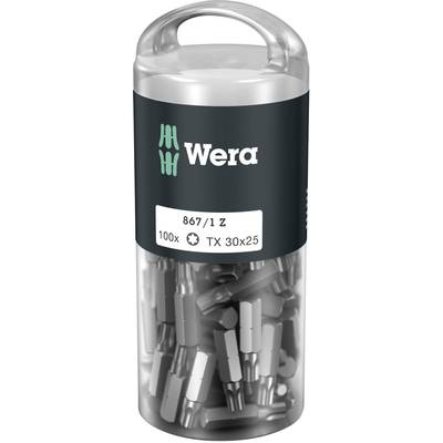 Wera 867/1 Z TORX® DIY 100 SiS 05072451001 Torx-Bit T 30 Werkzeugstahl legiert, zähhart D 6.3 100 St.