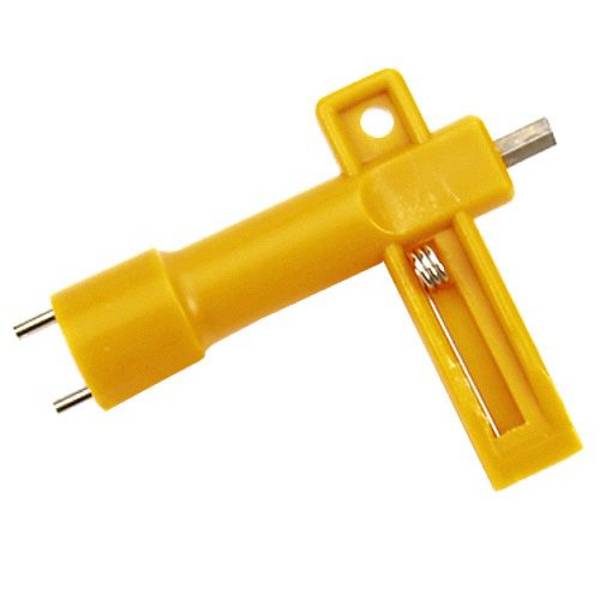 Lampenschlüssel für Warnleuchten, Kunststoff, orange