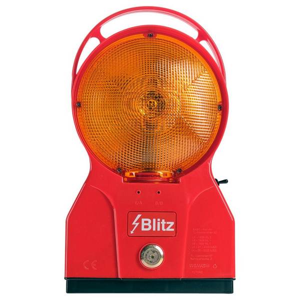 LED-Blitzleuchte Future, BASt-geprüft, einseitig, Ø 180 mm, gelb