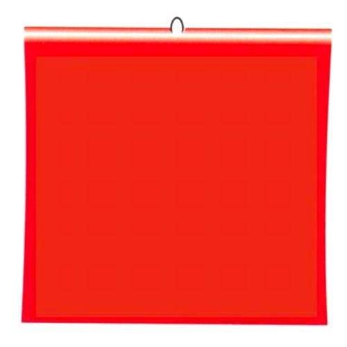 rote Warnflagge für überstehende Ladung, StVO §22, 300 x 300 mm, Kunststoff, Befestigungsöse-0
