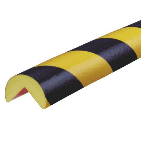 Knuffi® Warn- und Schutzprofil, Eckschutz Typ A, selbstklebend, gelb/schwarz, 1 m