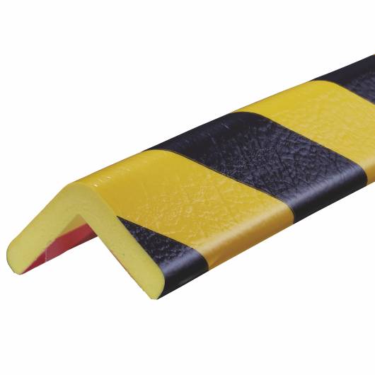 Eckschutz Typ H gelb-schwarz Warn- und Schutzprofil 