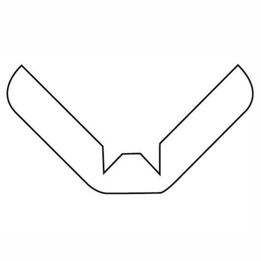 Knuffi® Warn- und Schutzprofil, Kantenschutz Typ W, selbstklebend, gelb/schwarz, 1 m-2