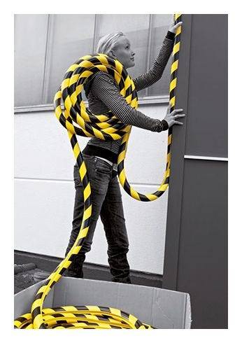 Knuffi® Warn- und Schutzprofil, Eckschutz Typ A, selbstklebend, gelb/schwarz, 5 m-4