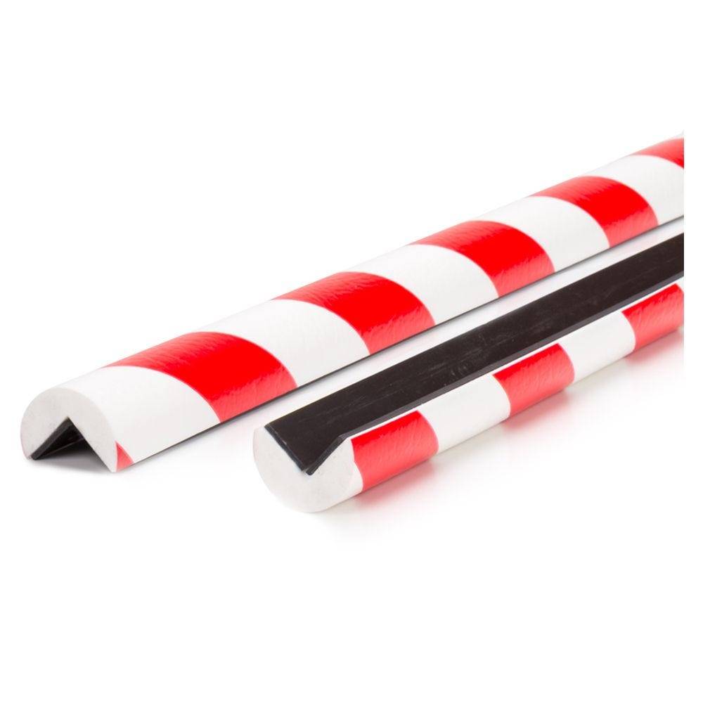 Knuffi® Magnetic, Flächenschutzprofil Typ D, magnetisch, gelb/schwarz, 1 m-1