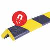 Knuffi® Magnetic, Eckschutzprofil Typ E, magnetisch, gelb/schwarz, 1 m