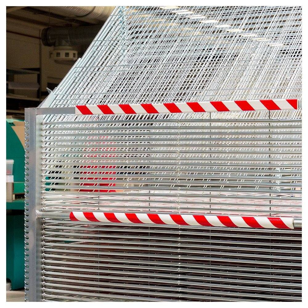 Knuffi® Magnetic, Eckschutzprofil Typ A, magnetisch, rot/weiß, 1 m-3