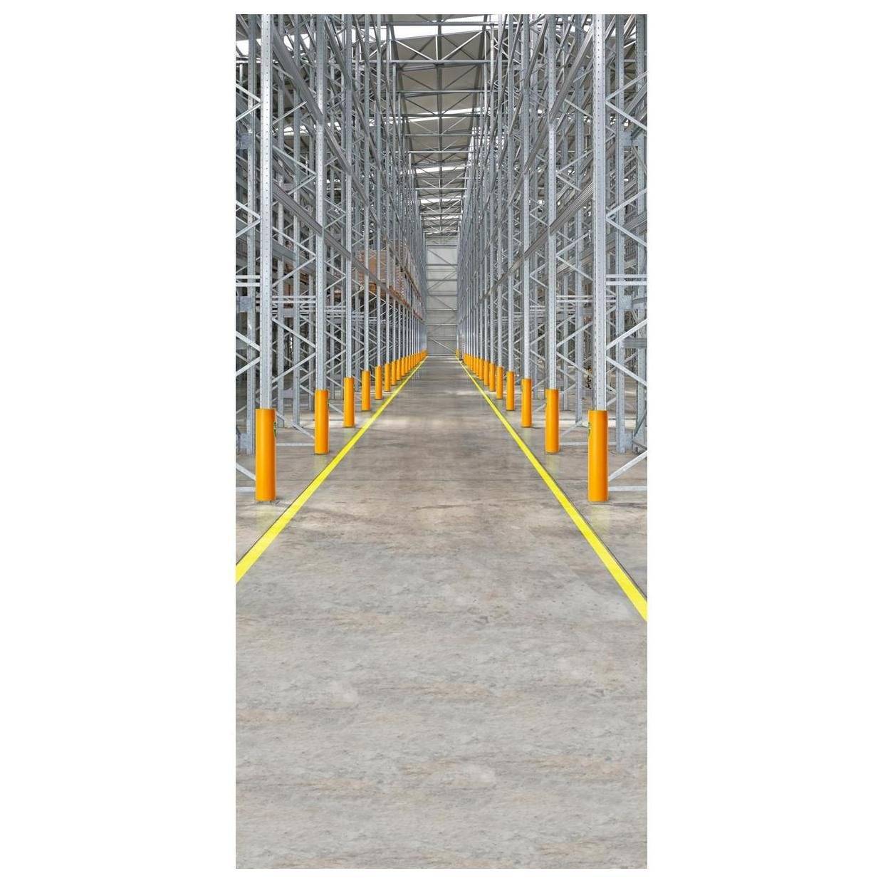Regalanfahrschutz ECO Rack, Höhe 600 mm, Größe XL, für Regalstützen-Breite 111 - 120 mm-3