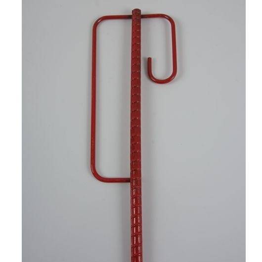 Einschlagstab, Laterneneisen rot lackiert, Stahl, Ø 14 mm, Länge 1,30 m-3