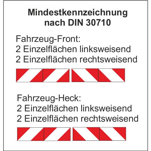 Fahrzeugwarnmarkierung DIN 30710, magnetisch, 141 x 282 mm, 8 Zuschnitte-2